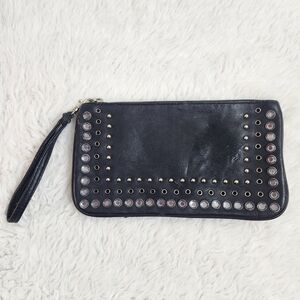 EXPRESS Black Studded Wristlet